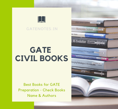 List of Best Books for GATE Civil 2024